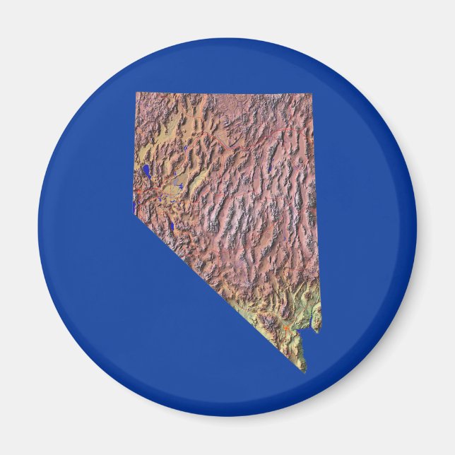 Nevada Map Magnet (Front)