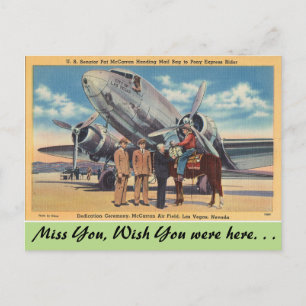 Nevada, McCarran Air Field, Las Vegas Postcard