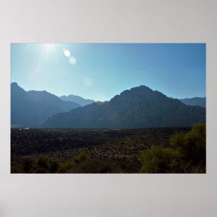 Nevada Mountain Desert Poster