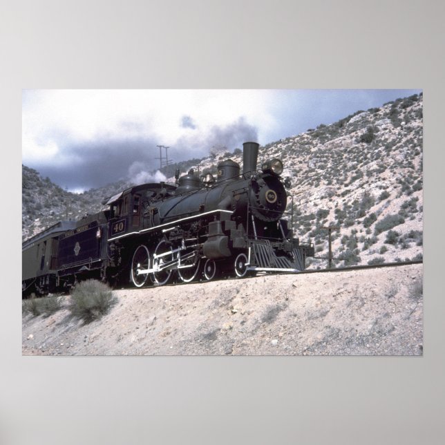Nevada Northern 4-6-0 Poster (Front)