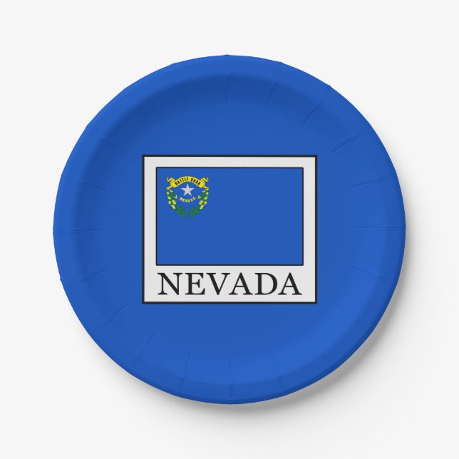 Nevada Paper Plate (Front)