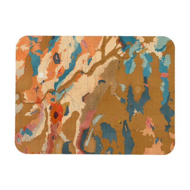 Nevada Plateau Geological Magnet (Horizontal)