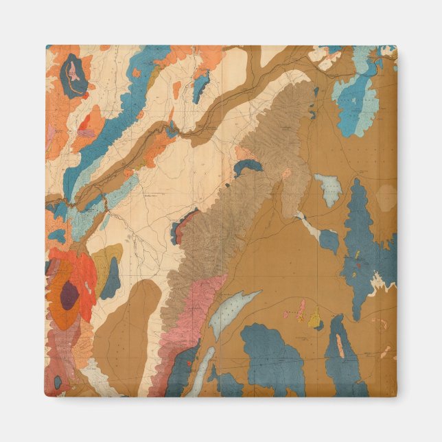 Nevada Plateau Geological Magnet (Front)