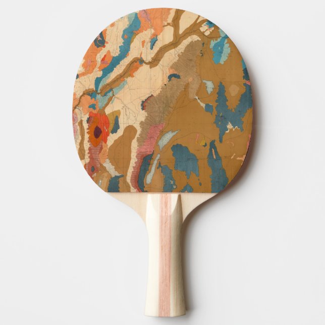 Nevada Plateau Geological Ping Pong Paddle (Front)