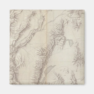Nevada Plateau Topographical Magnet