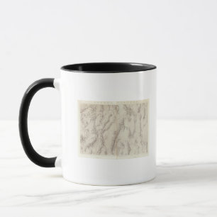 Nevada Plateau Topographical Mug