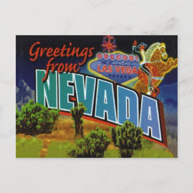 Nevada Postcard (Front)