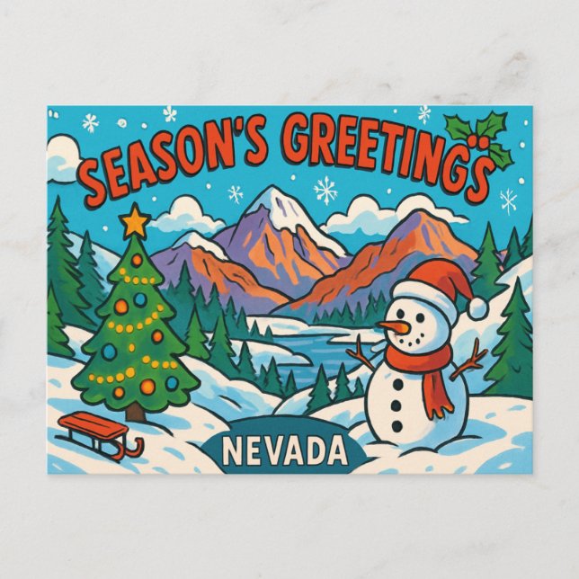 NEVADA Postcard (Front)