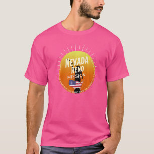 Nevada Reno Mormon LDS Mission Missionary T-Shirt
