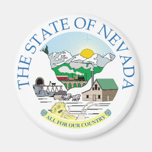 Nevada sign magnet