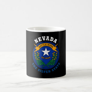 NEVADA SILVER STATE FLAG COFFEE MUG