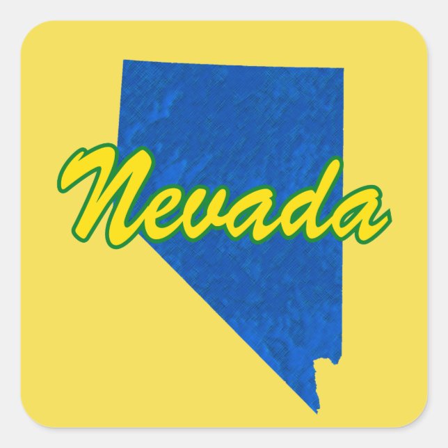 Nevada Square Sticker (Front)