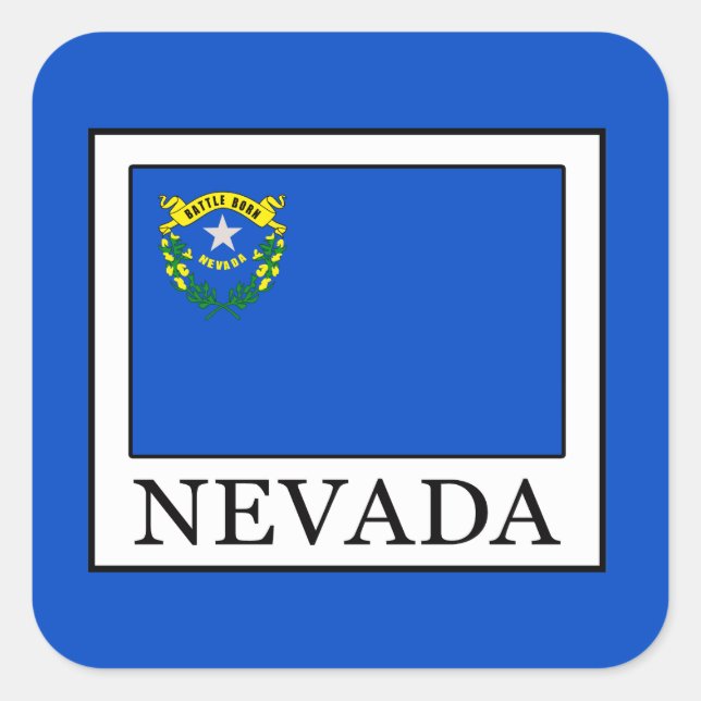 Nevada Square Sticker (Front)