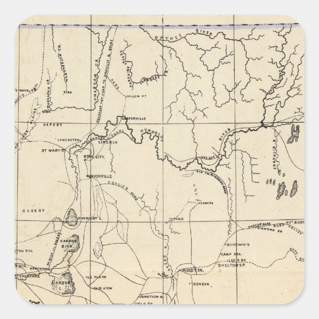 Nevada Square Sticker (Front)