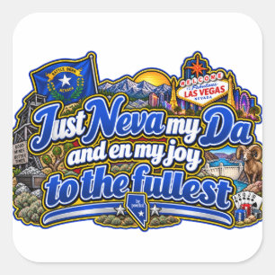 Nevada Square T-shirt Sticker