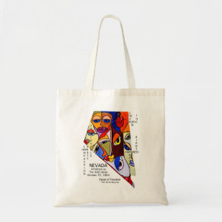Nevada State Art by Deprise Tote Bag