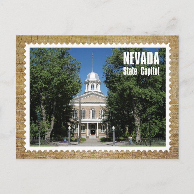 Nevada State Capitol Building, Carson City Postcard (Front)