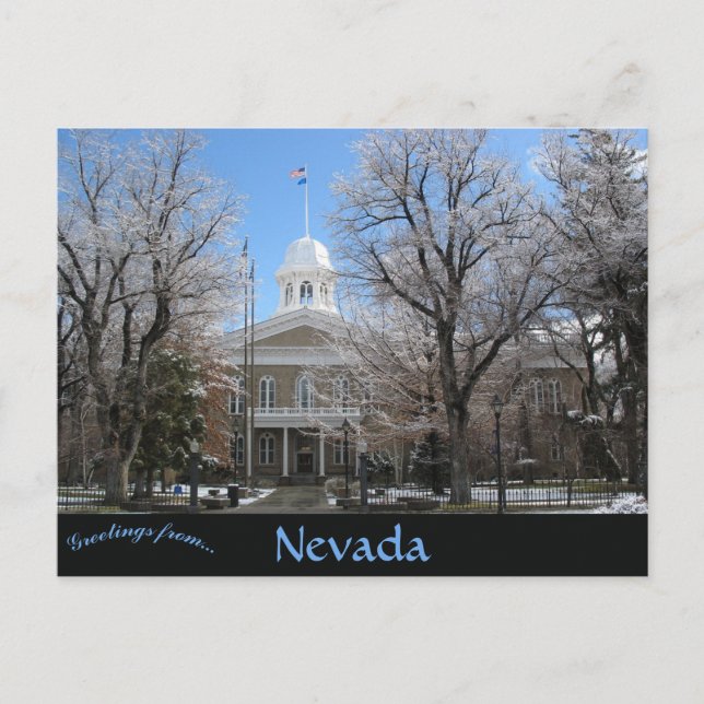 Nevada State Capitol Carson City Nevada Postcard (Front)