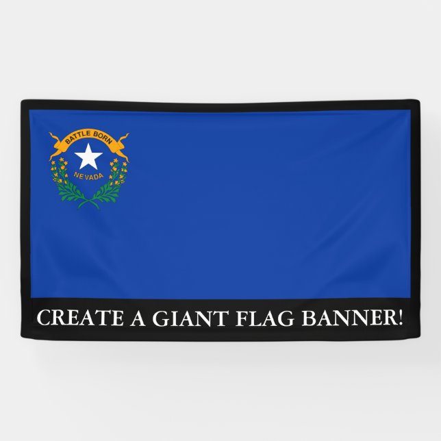 Nevada State Flag Banner (Horizontal)