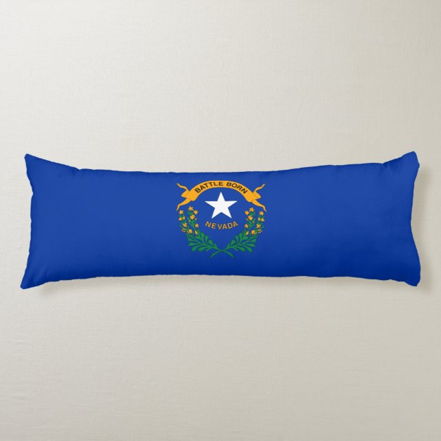 Nevada State Flag Body Cushion (Front)