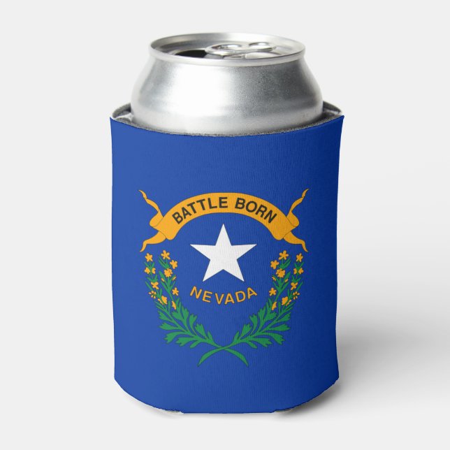 Nevada State Flag Can Cooler (Can Front)
