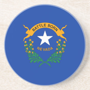 Nevada State Flag Coaster