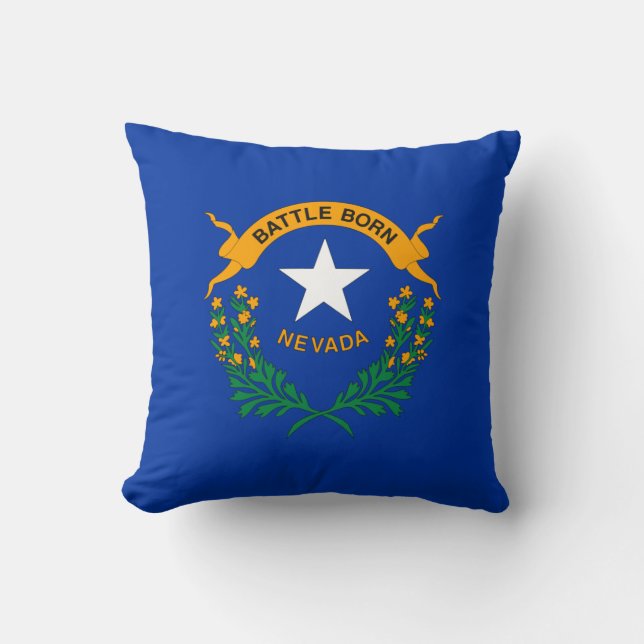Nevada State Flag Cushion (Front)