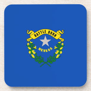 Nevada State Flag Design Coaster