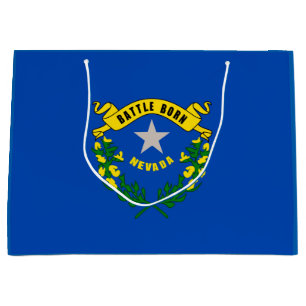 Nevada State Flag Design Large Gift Bag