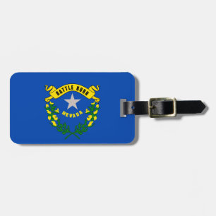 Nevada State Flag Design Luggage Tag