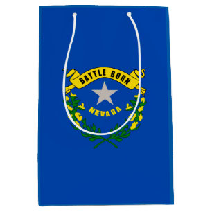 Nevada State Flag Design Medium Gift Bag