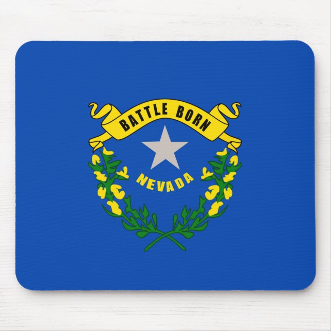Nevada State Flag Design Mouse Mat (Front)