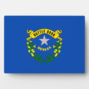 Nevada State Flag Design Plaque