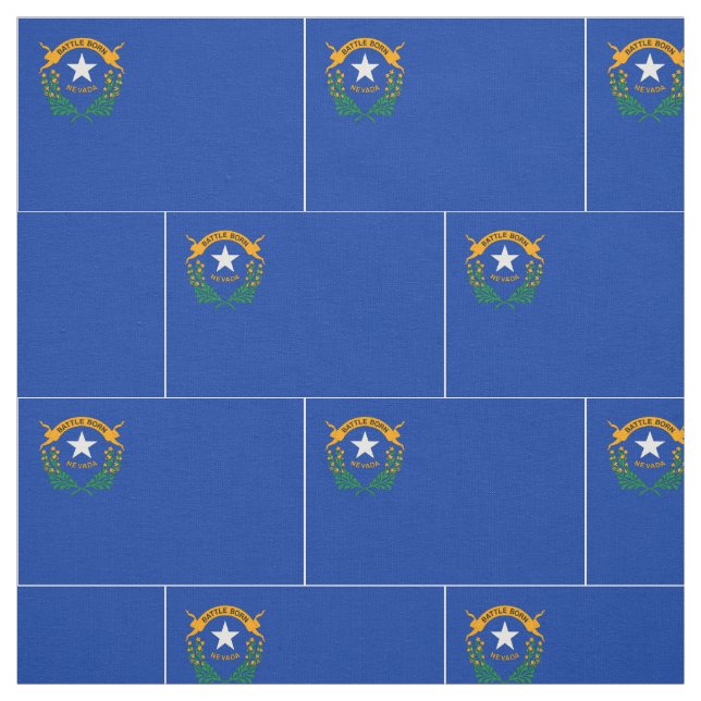 Nevada State Flag Fabric (Swatch)