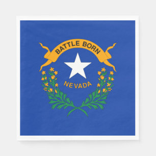 Nevada State Flag Napkin