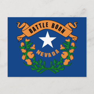 Nevada State Flag Postcard