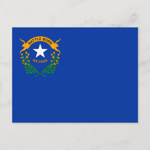 Nevada State Flag Postcard
