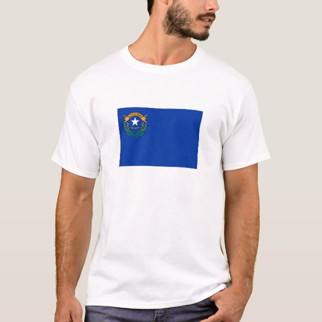 Nevada State Flag T-Shirt (Front)