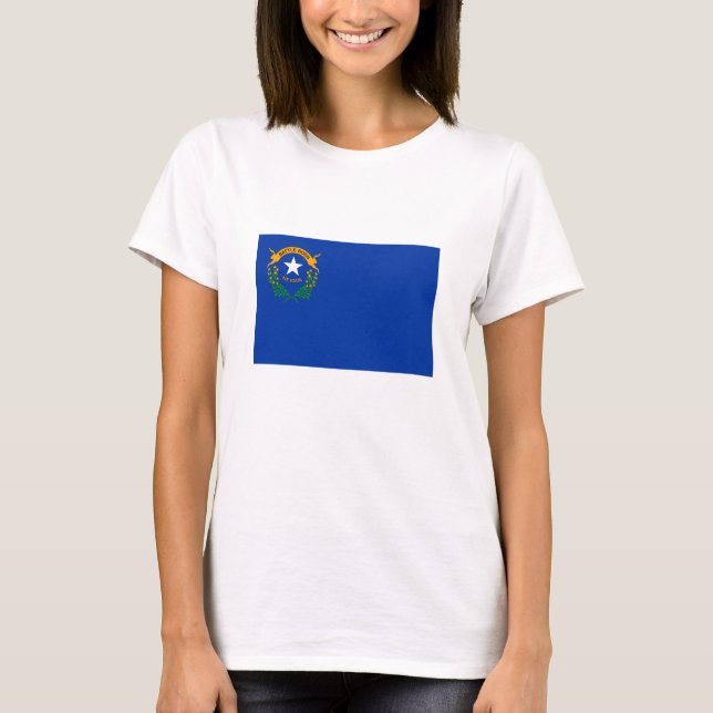 Nevada State Flag T-Shirt (Front)
