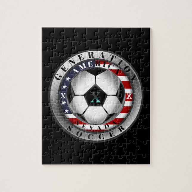 Nevada State Generation X American Soccer Jigsaw Puzzle (Vertical)
