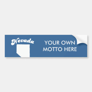NEVADA STATE MOTTO T-SHIRT T-shirt Bumper Sticker