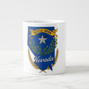 Nevada state pride large coffee mug