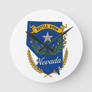 Nevada state pride round clock
