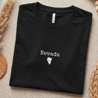 Nevada State Retro Tourist Simple T-Shirt