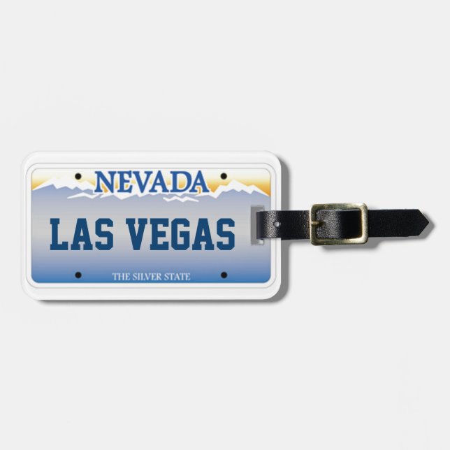 Nevada traveller luggage tag (Front Horizontal)