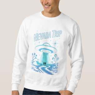 Nevada Trip – Retro-Futuristic UFO Abduction Tee
