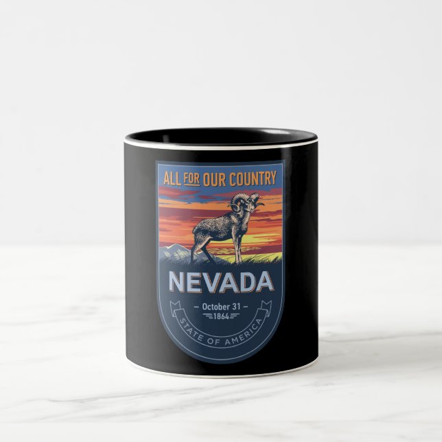 Nevada Two-Tone Coffee Mug (Center)