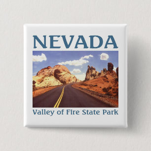 Nevada USA 15 Cm Square Badge