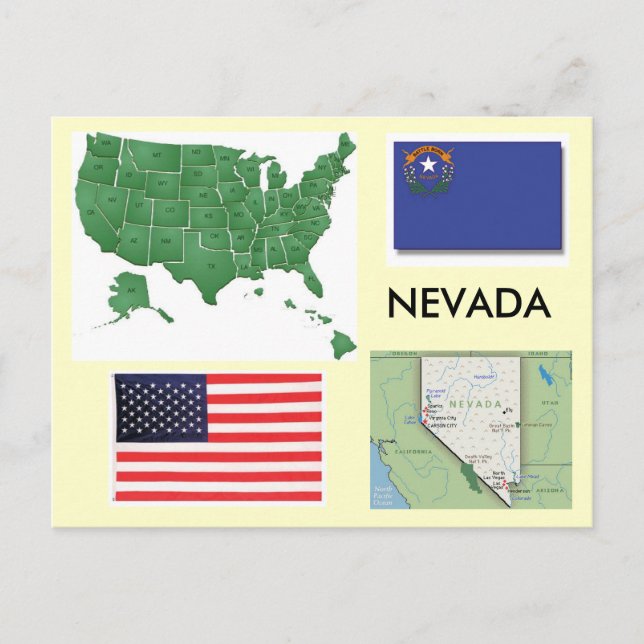 Nevada, USA Postcard (Front)
