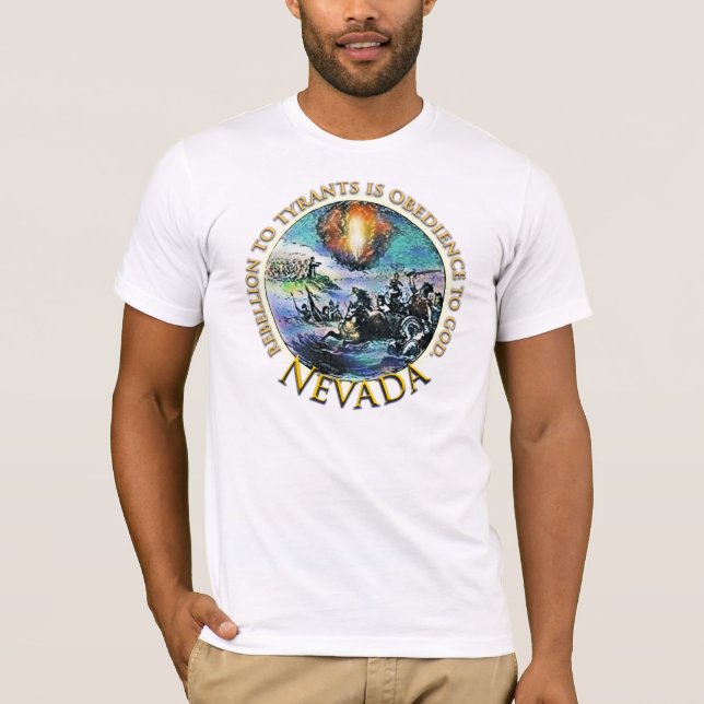 Nevada USA Proud t-shirts (Front)